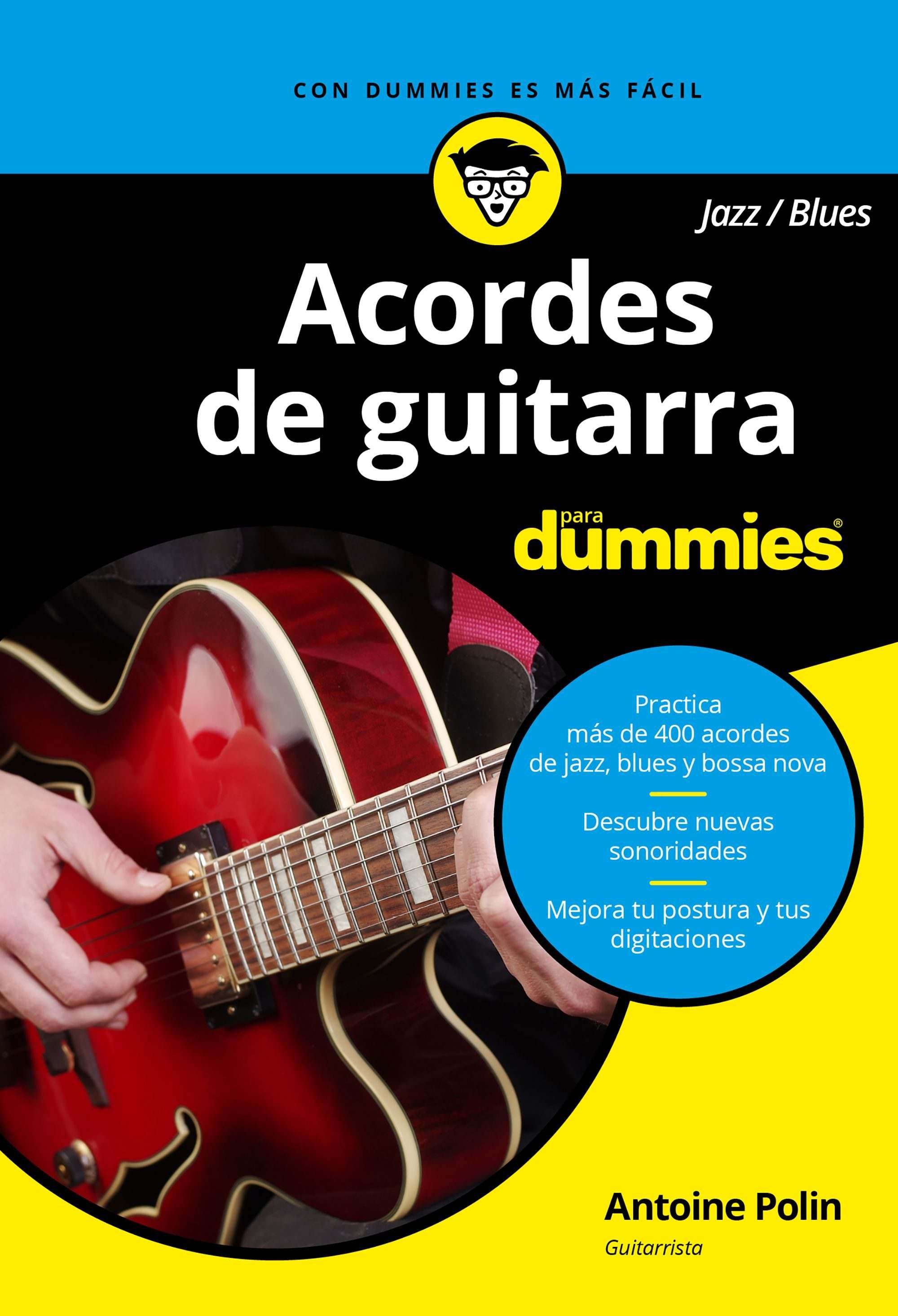 Portada de ACORDES DE GUITARRA BLUES/JAZZ PARA DUMMIES