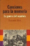 Portada de CANCIONES PARA LA MEMORIA. La guerra civil española