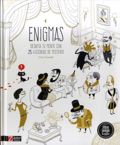 Portada de ENIGMAS: DESAFÍA TU MENTE CON 25 HISTORIAS DE MISTERIO