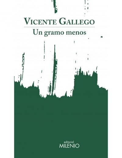 Portada de UN GRAMO MENOS