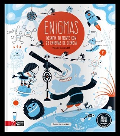Portada de ENIGMAS.  Desafía tu mente con 25 enigmas de la ciencia