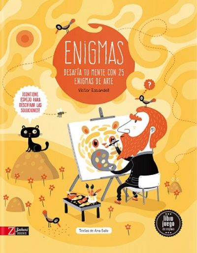 Portada de ENIGMAS DE ARTE. Desafía tu mente con 25 enigmas de arte