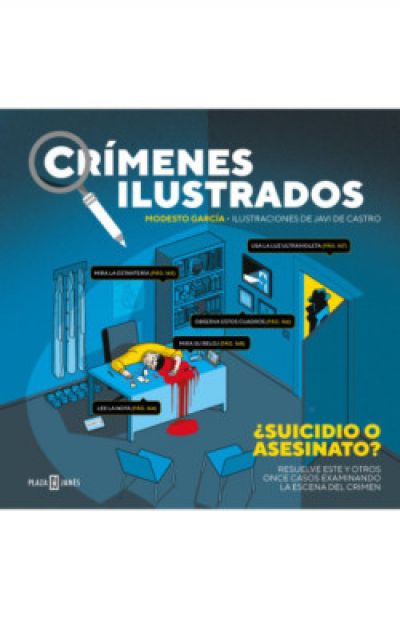 Portada de CRIMENES ILUSTRADOS 1 ¿Suicidio o asesinato?
