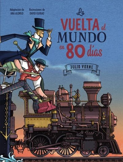 Portada de LA VUELTA AL MUNDO EN 80 DÍAS