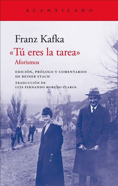 Portada de TÚ ERES LA TAREA. Aforismos