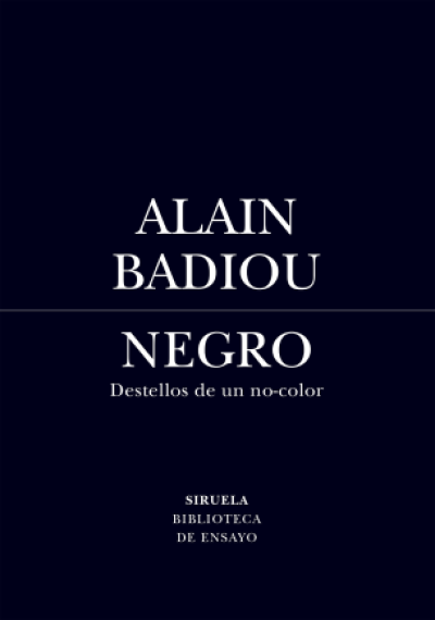 Portada de NEGRO. Destellos de un no-color